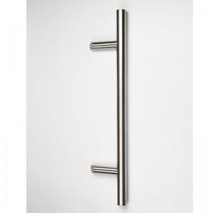 SS-038 kraftig kommerciel klasse 304 rustfrit stål push træk dørhåndtag dør offset pull, glas dør træ dør metal dør enkelt push træk håndtag