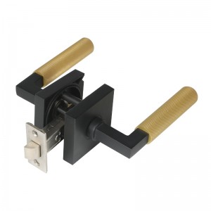S7632 Contemporary Passage Lever Set, Heavy Duty Knured Lever Handle til indvendige døre